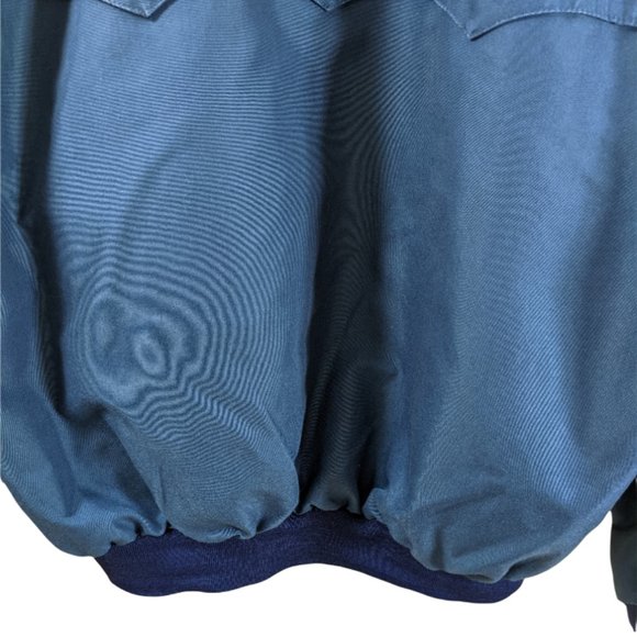 Vintage Men's American Jac "Work Coat" Jacket Full-Zip Blue - Fits like Large - Picture 4 of 16